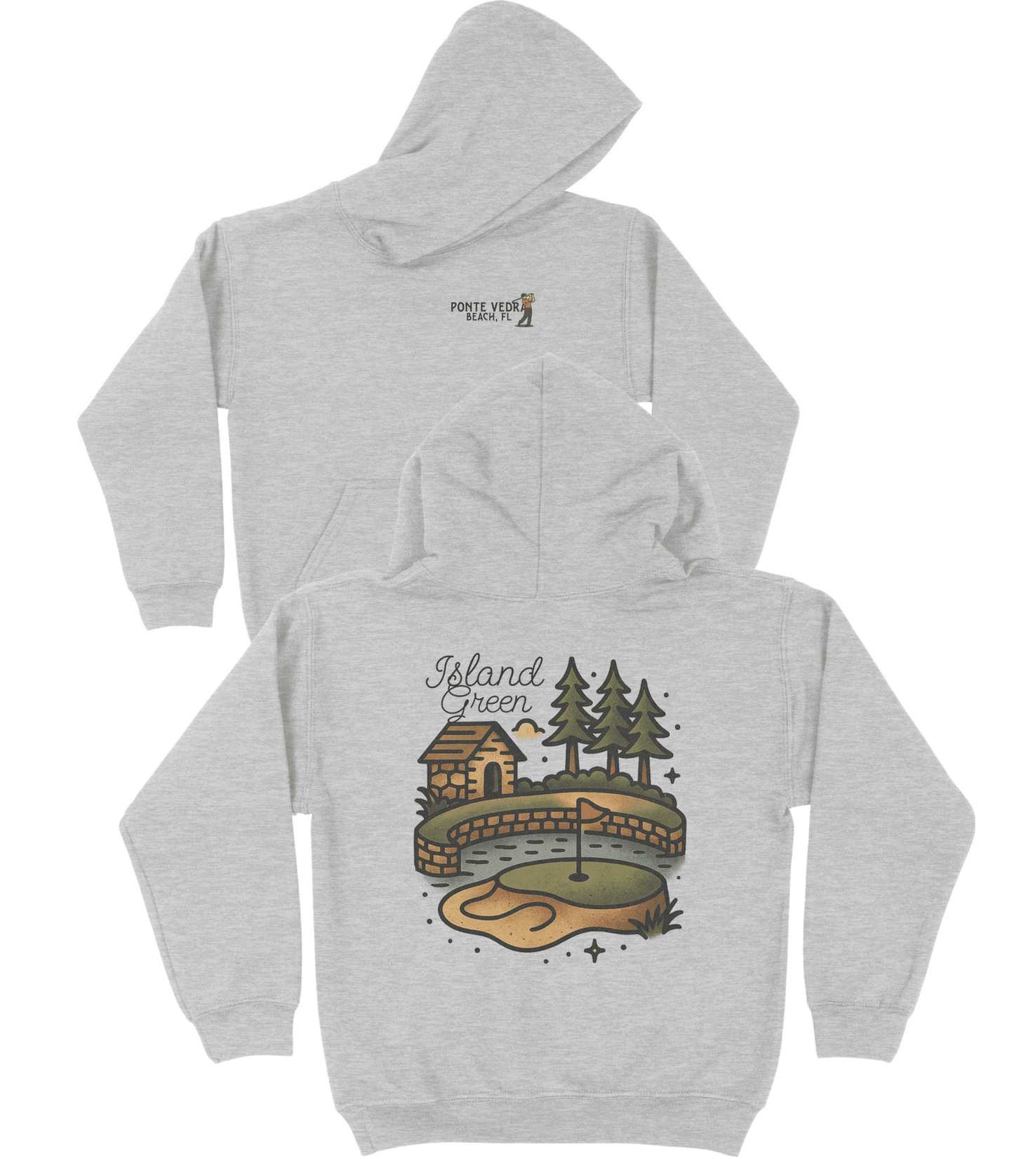 Island Green YOUTH Hoodie - Old Time Sports