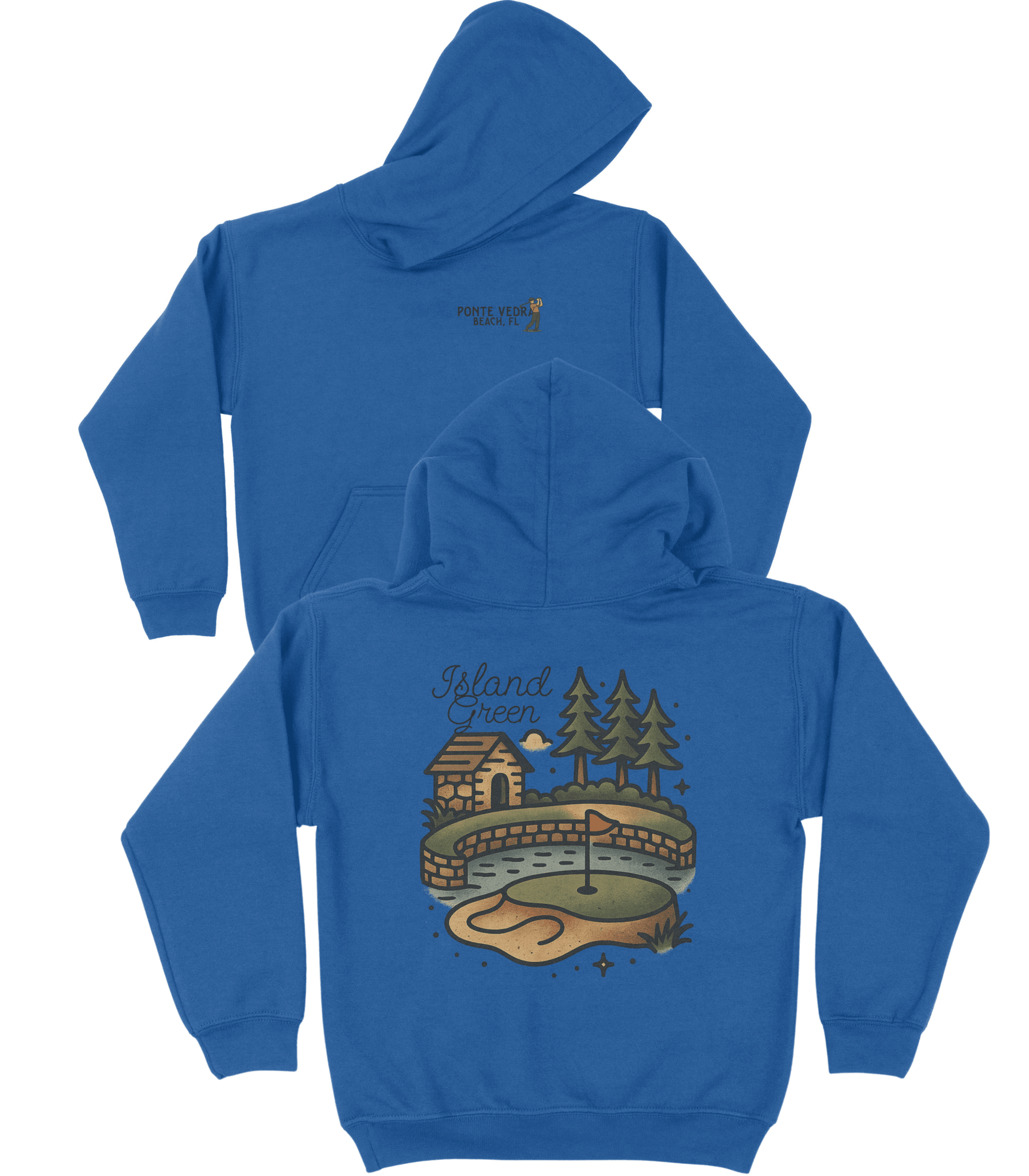 Island Green YOUTH Hoodie - Old Time Sports