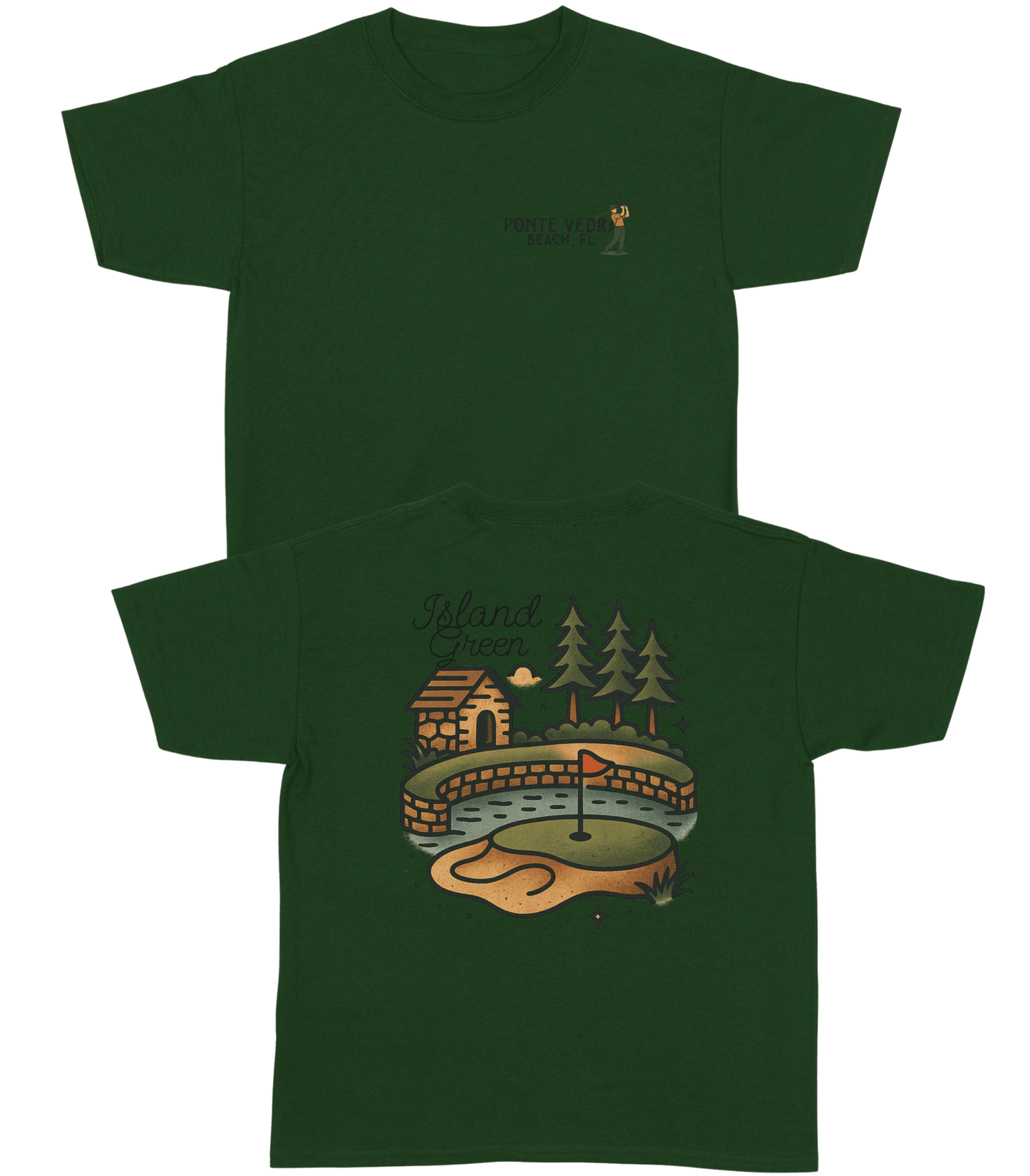 Island Green YOUTH T-Shirt - Old Time Sports