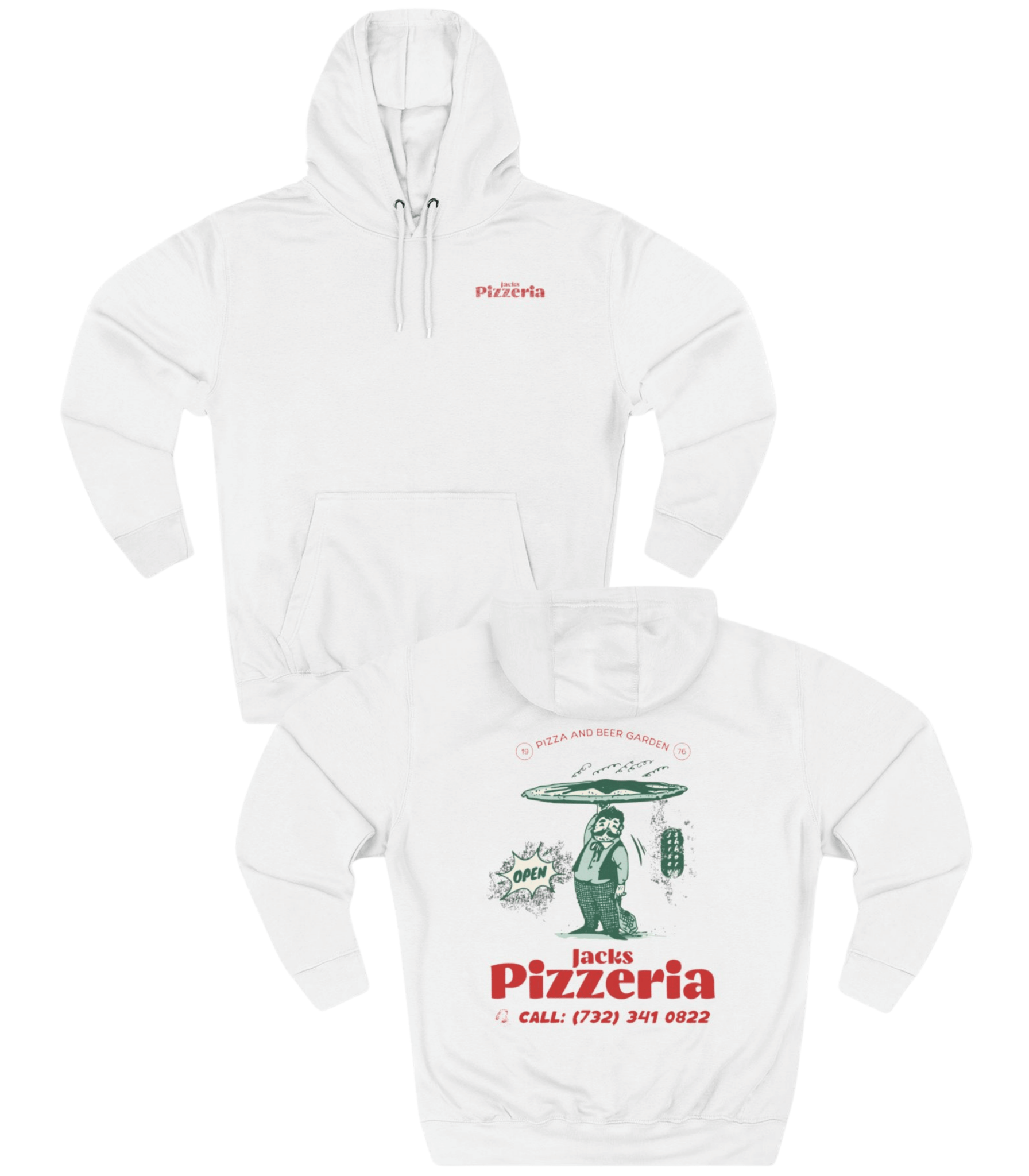 Jacks Pizzeria Hoodie - Old Time Sports