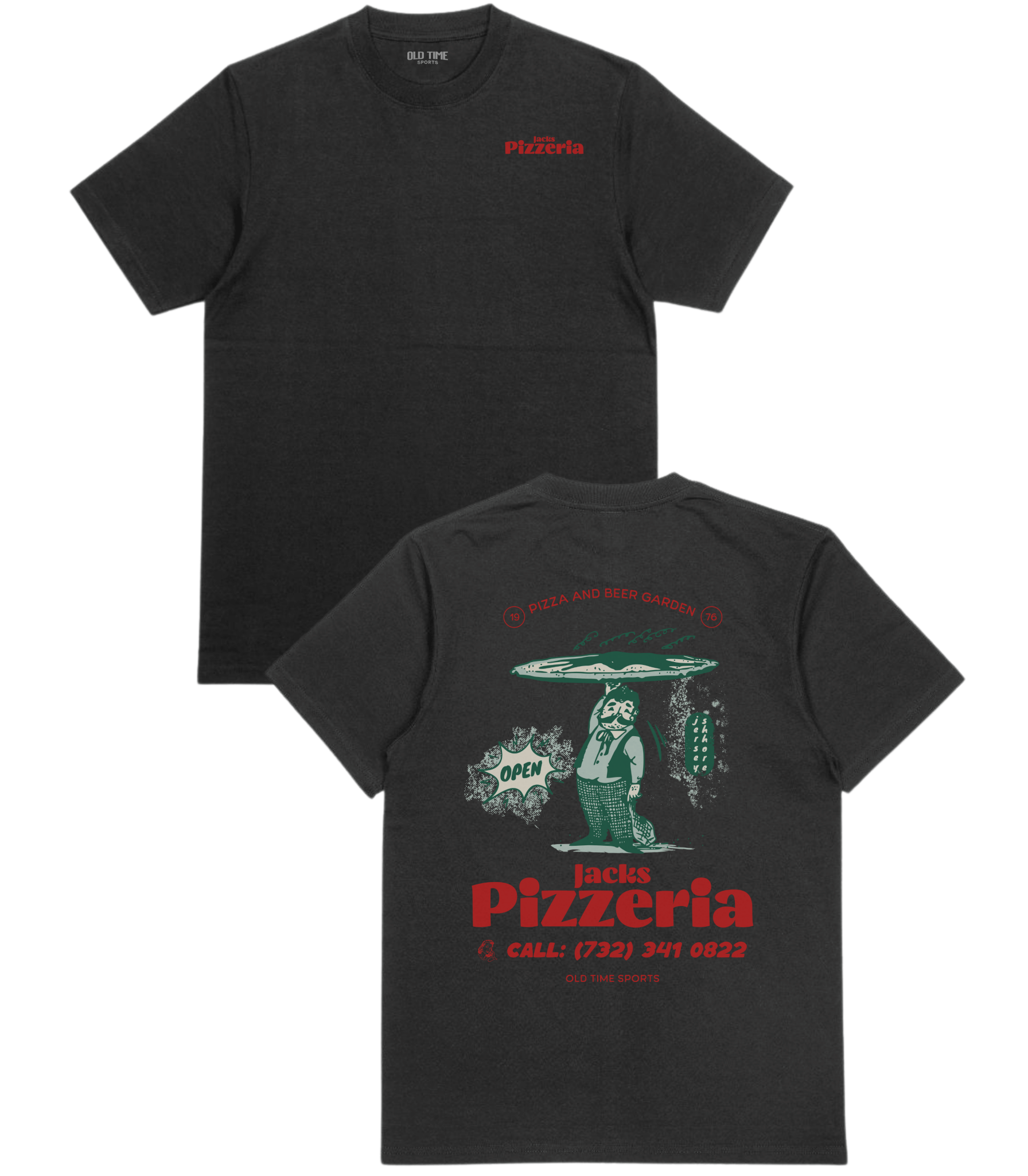 Jacks Pizzeria T-Shirt - Old Time Sports