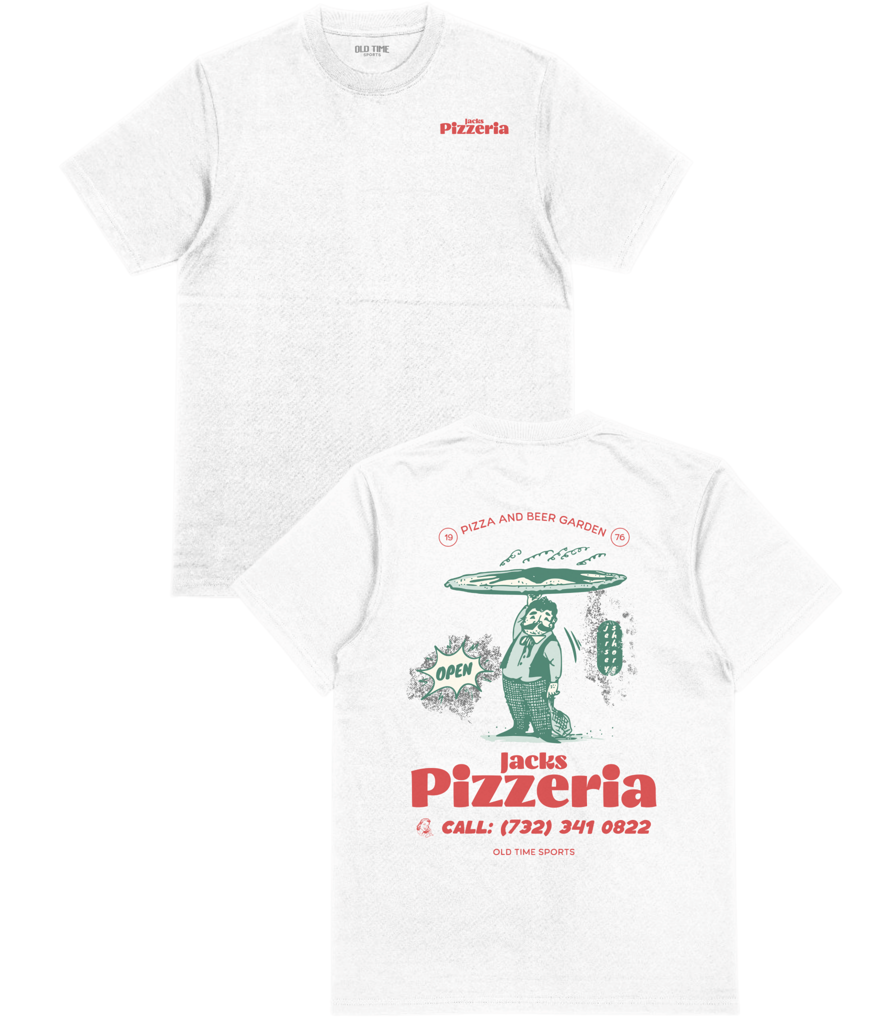 Jacks Pizzeria T-Shirt - Old Time Sports