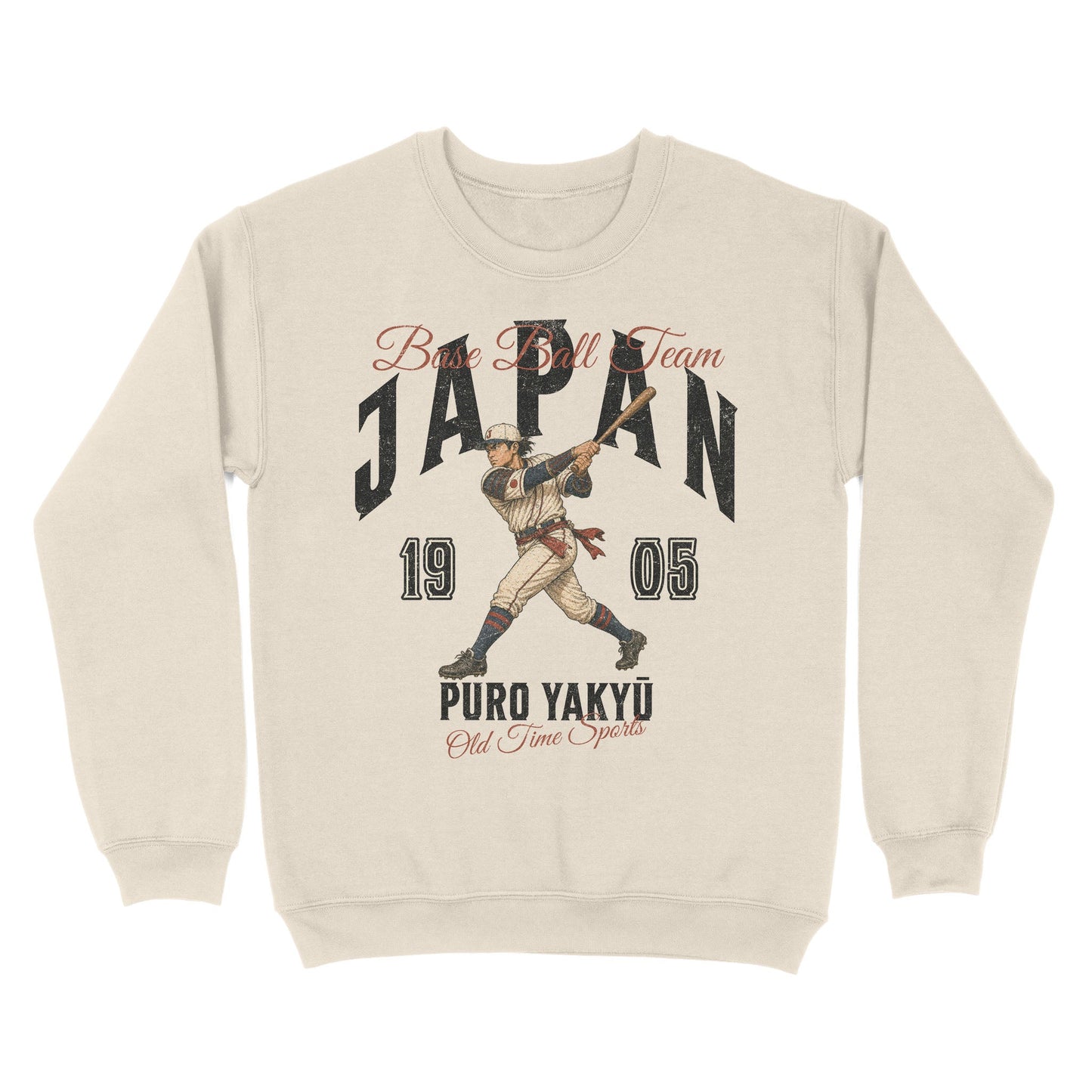 Japan Base Ball Club Basic Crewneck - Old Time Sports