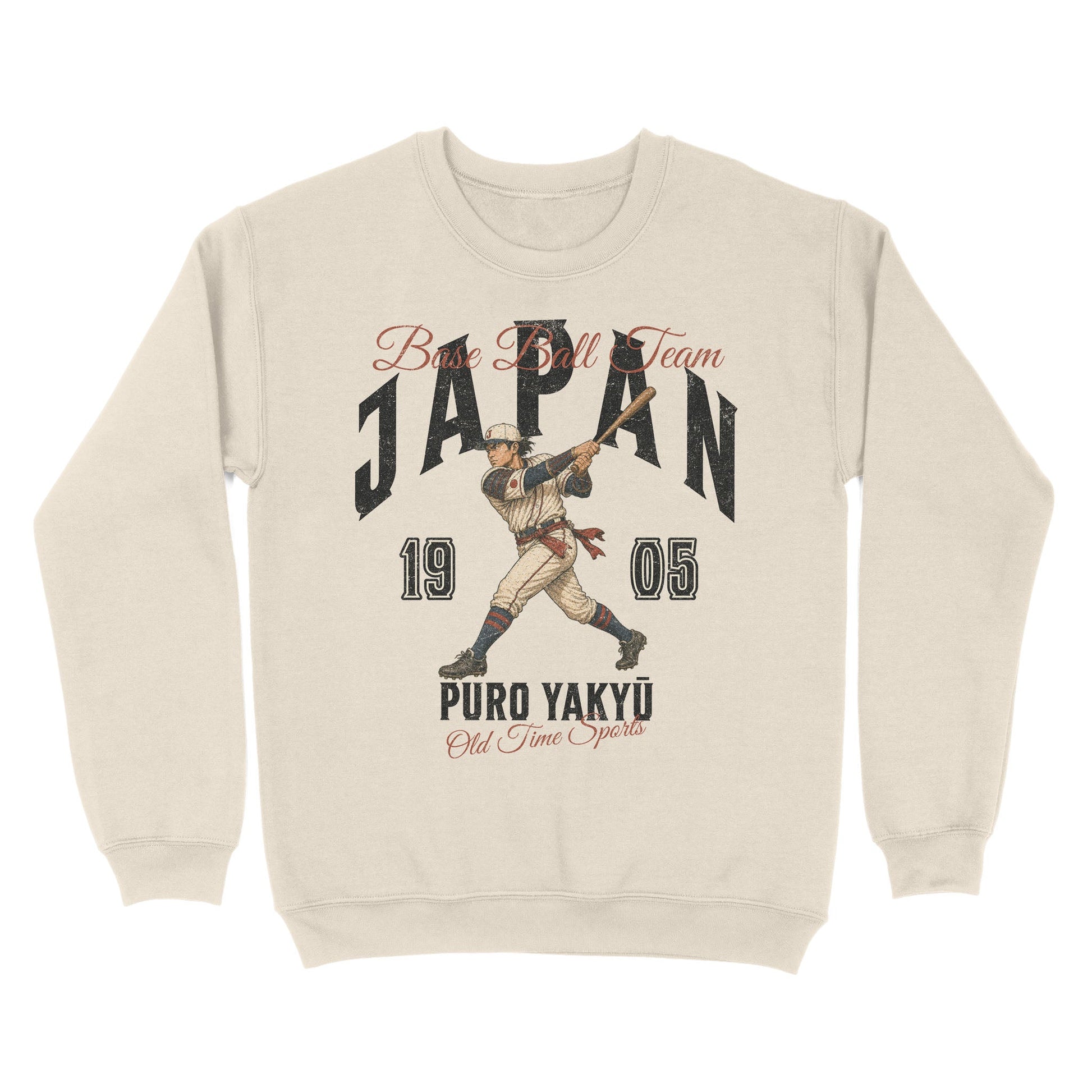 Japan Base Ball Club Basic Crewneck - Old Time Sports