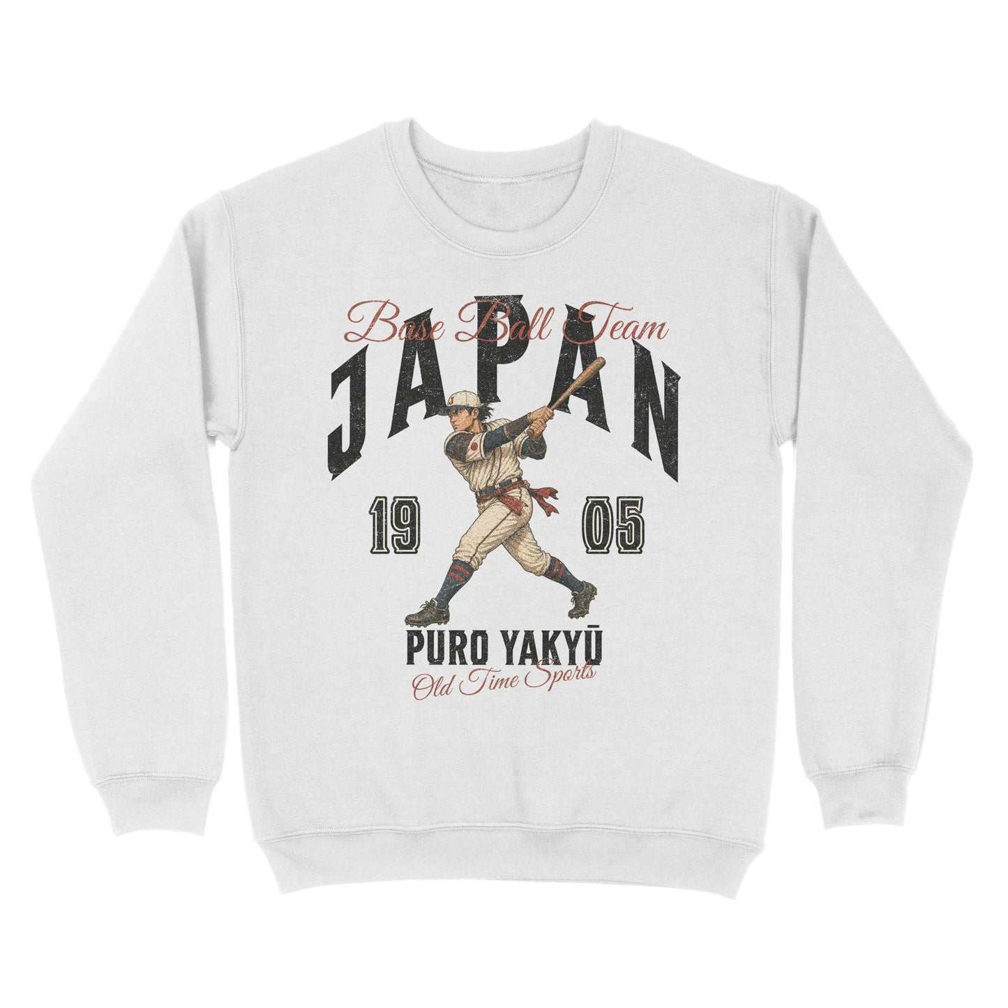 Japan Base Ball Club Basic Crewneck - Old Time Sports