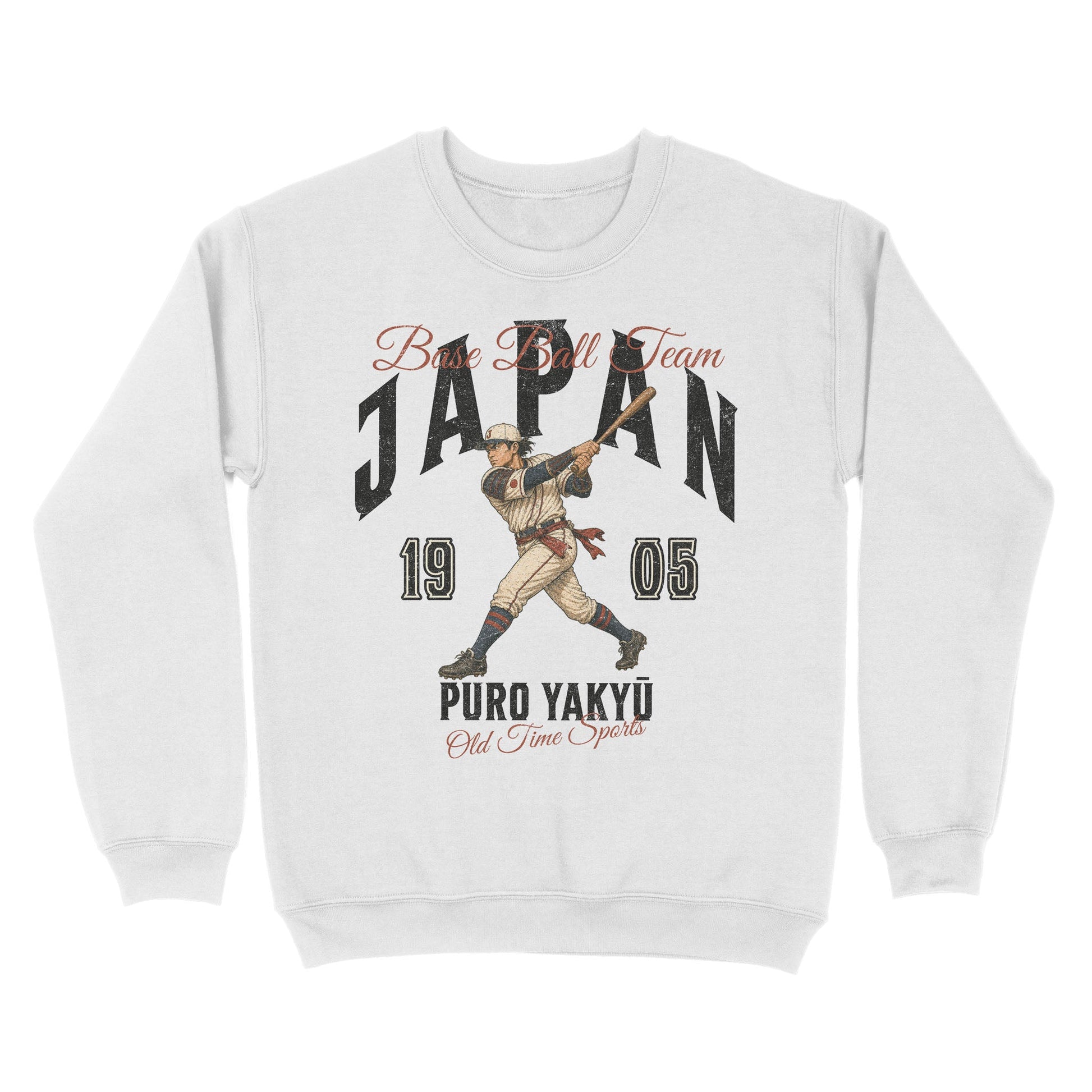 Japan Base Ball Club Basic Crewneck - Old Time Sports