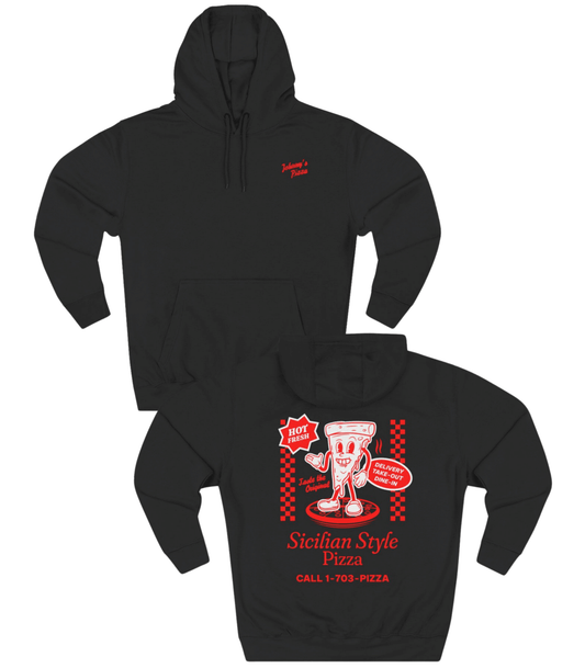 Johnny's Pizza Hoodie - Old Time Sports