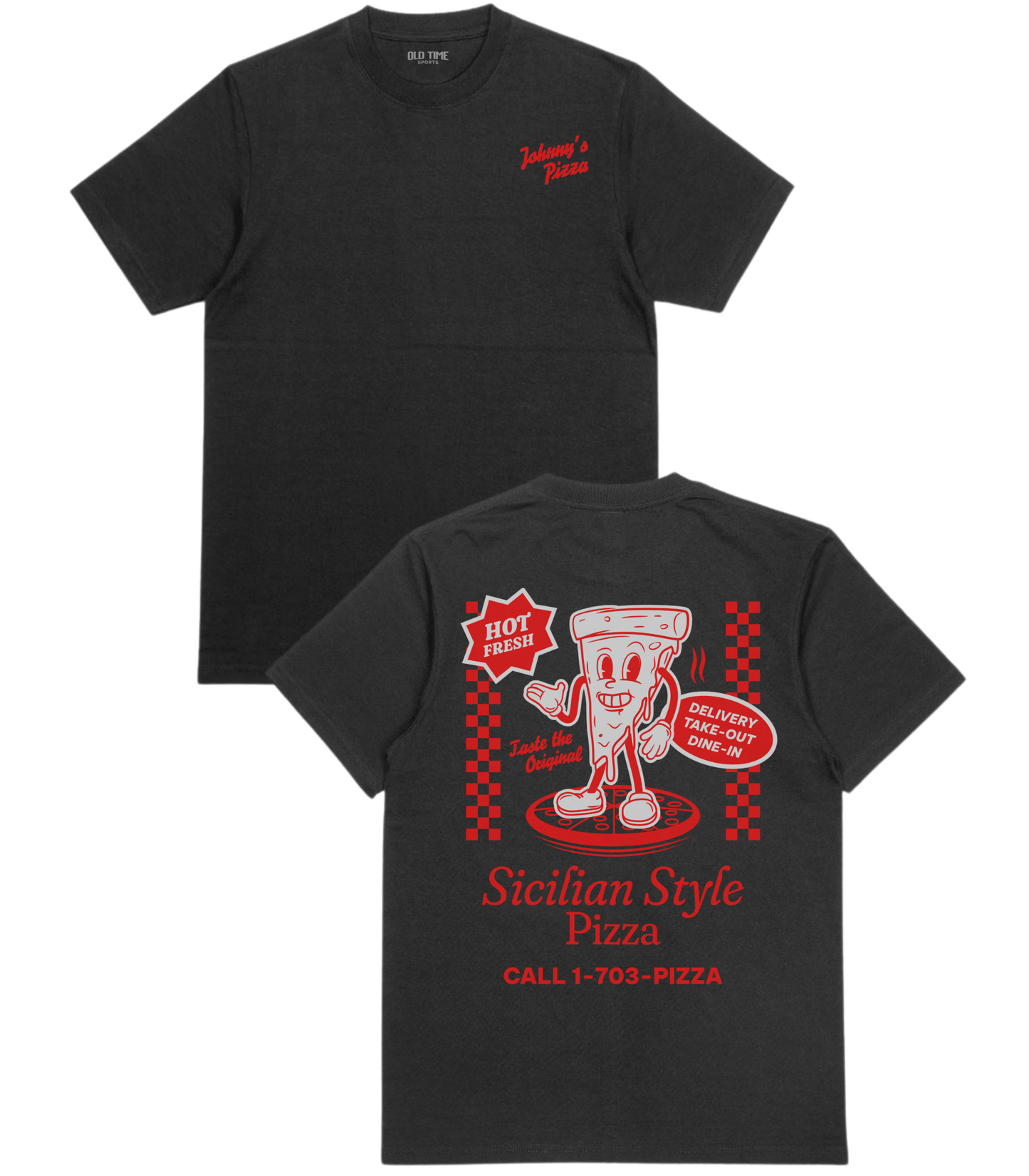 Johnny's Pizza T-Shirt - Old Time Sports