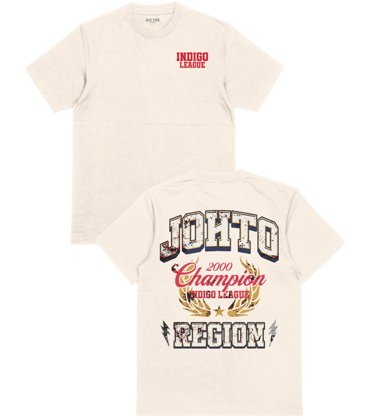 Johto Region T-Shirt - Old Time Sports
