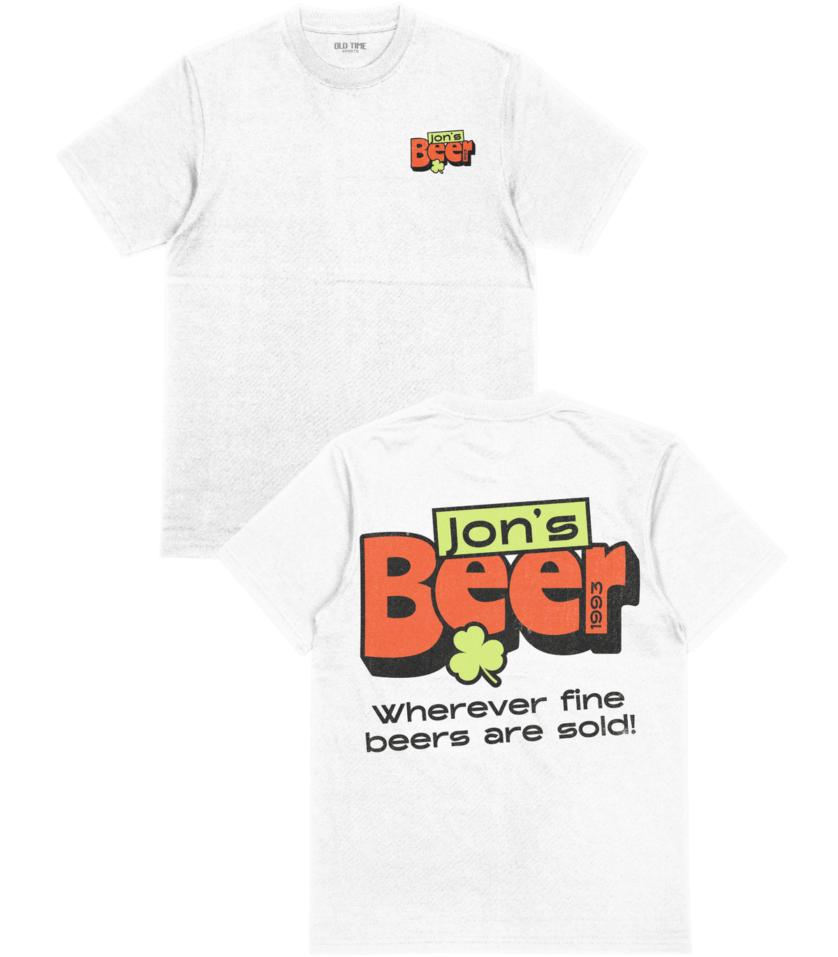 Jon's Beer T-Shirt - Old Time Sports
