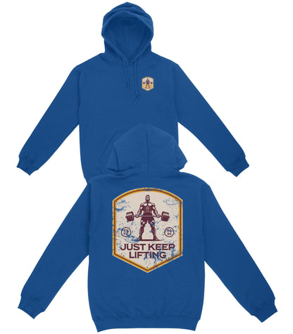Just Keep Lifting Basic Hoodie - Old Time Sports