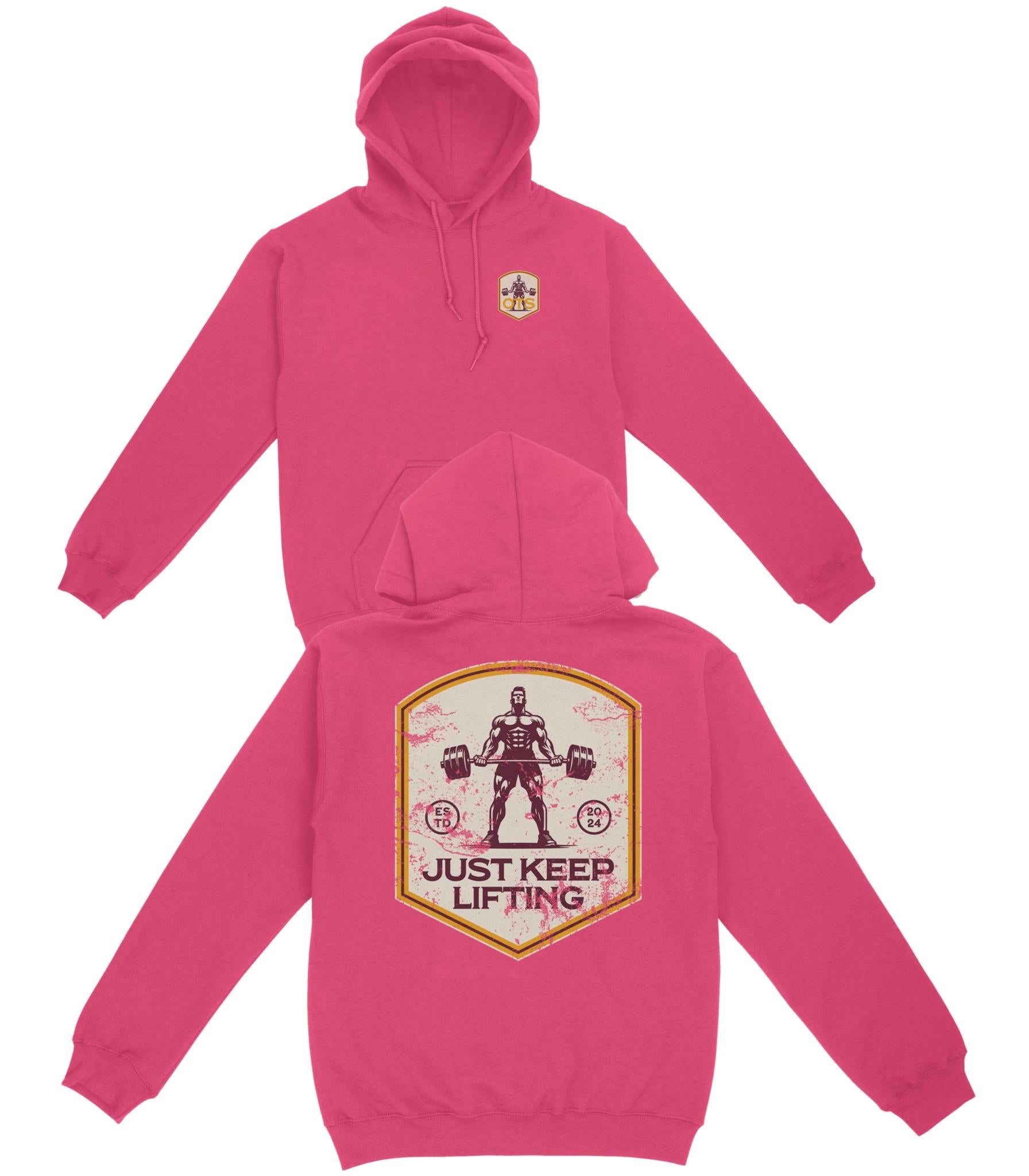 Just Keep Lifting Basic Hoodie - Old Time Sports