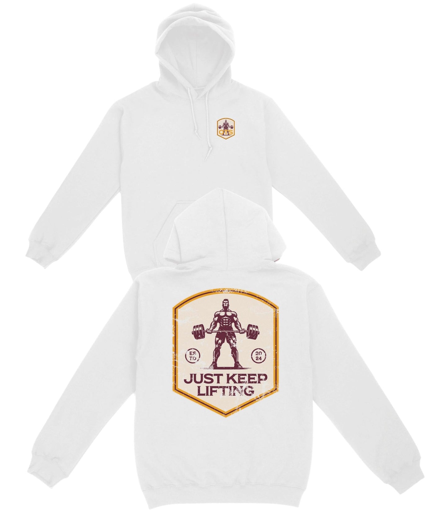 Just Keep Lifting Basic Hoodie - Old Time Sports