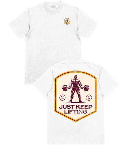 Just Keep Lifting T-shirt - Old Time Sports