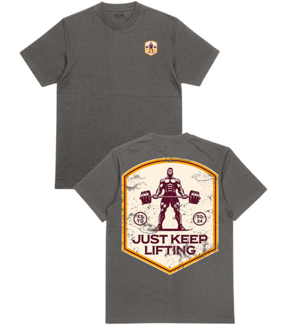 Just Keep Lifting T-shirt - Old Time Sports