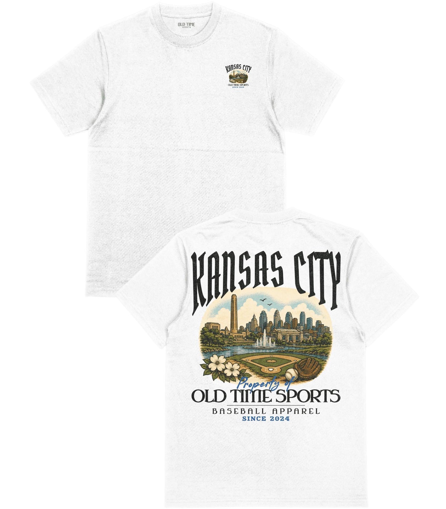 Kansas City Baseball T-Shirt - Old Time Sports