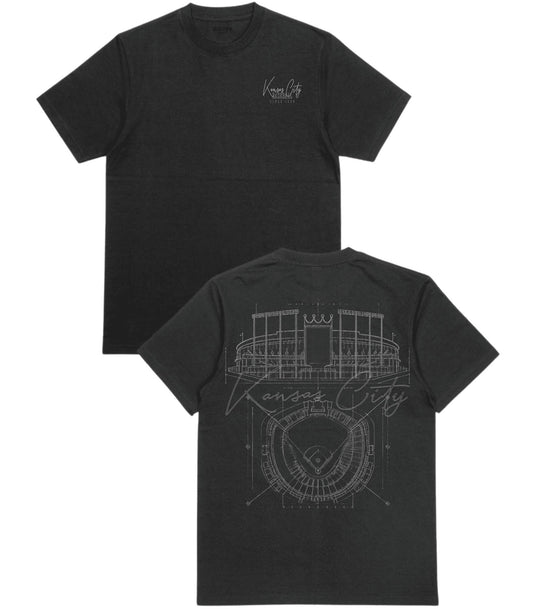 Kansas City Blueprints T-Shirt - Old Time Sports