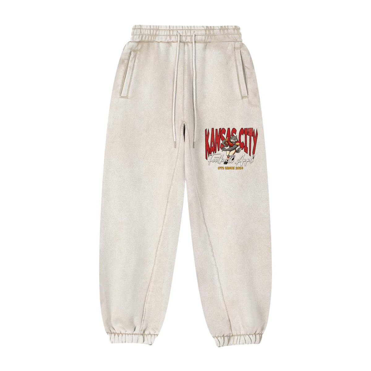 Kansas City Football Appl. Warmup Joggers - Old Time Sports