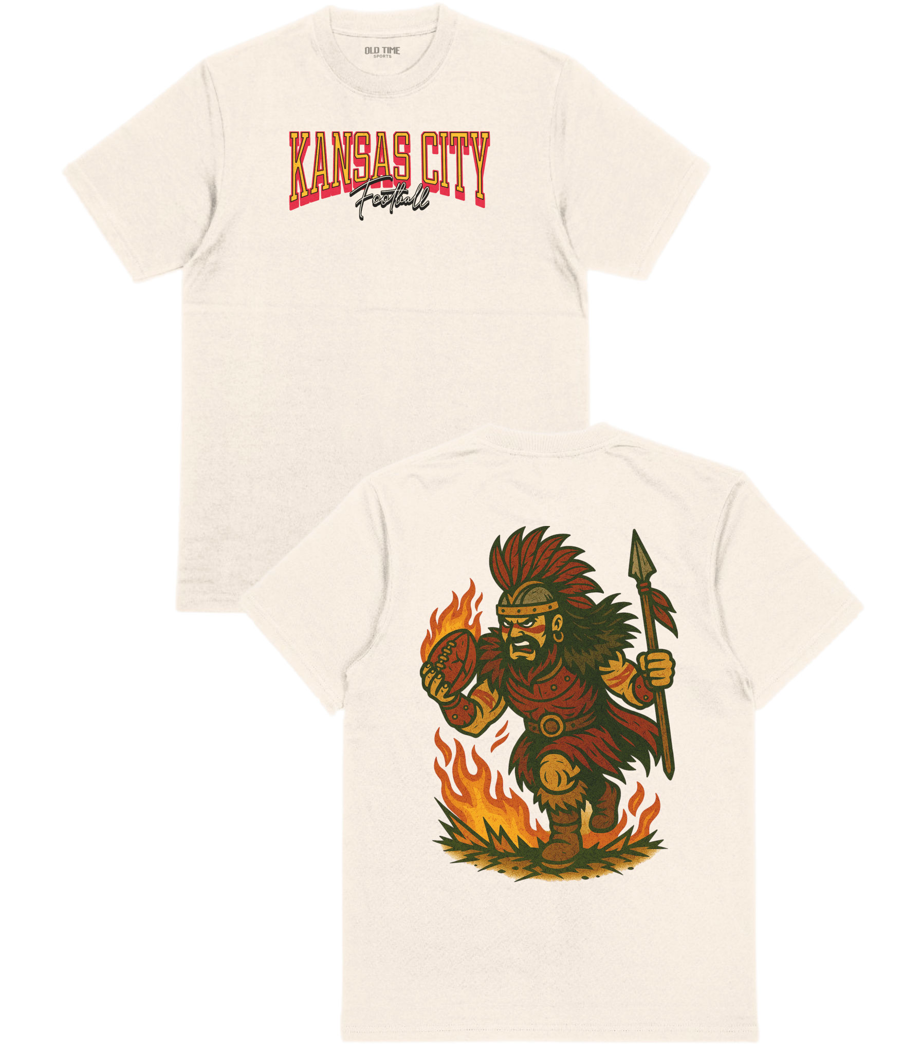Kansas City Football T-Shirt - Old Time Sports