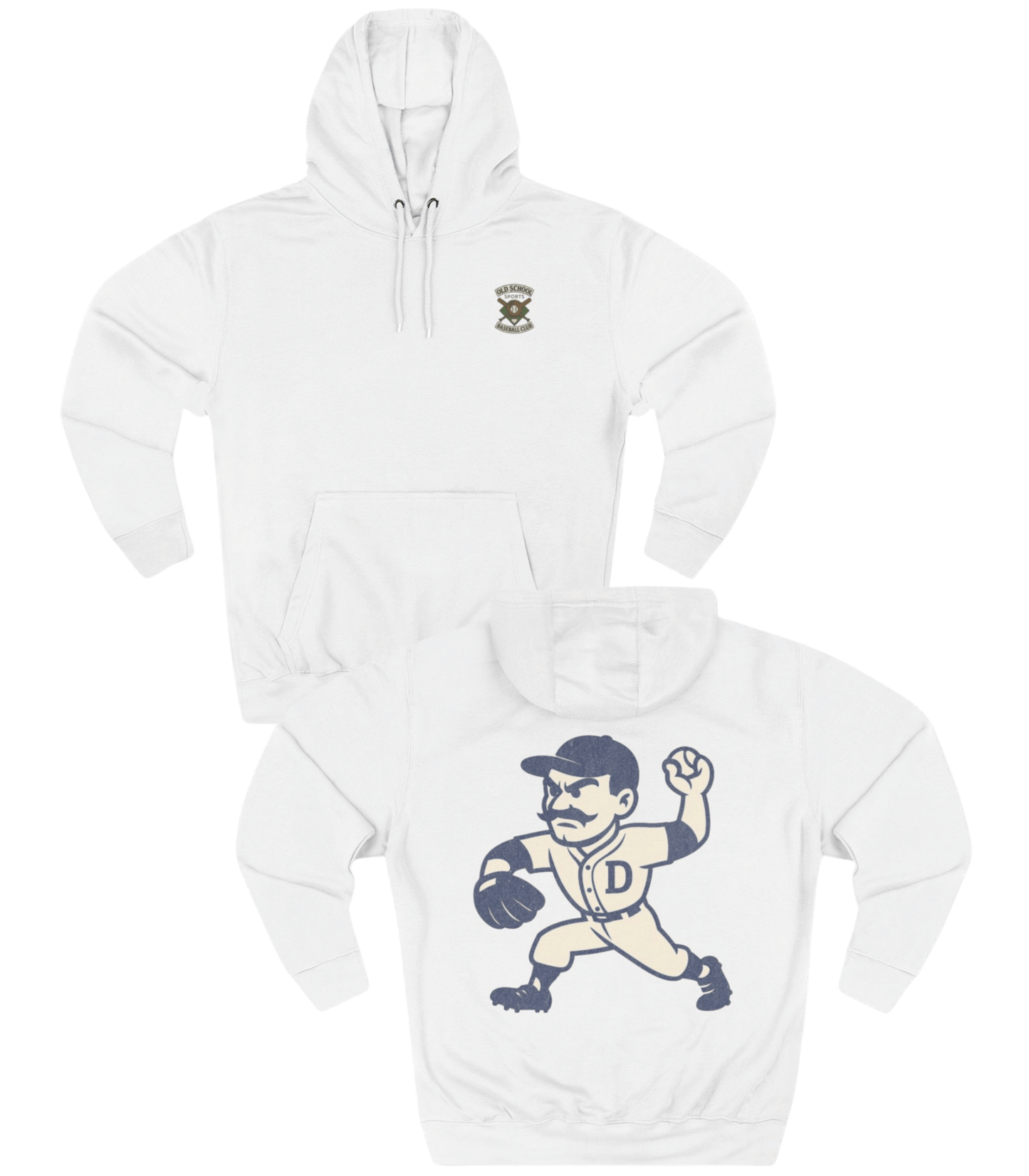 LA Baseball v4 Hoodie - Old Time Sports