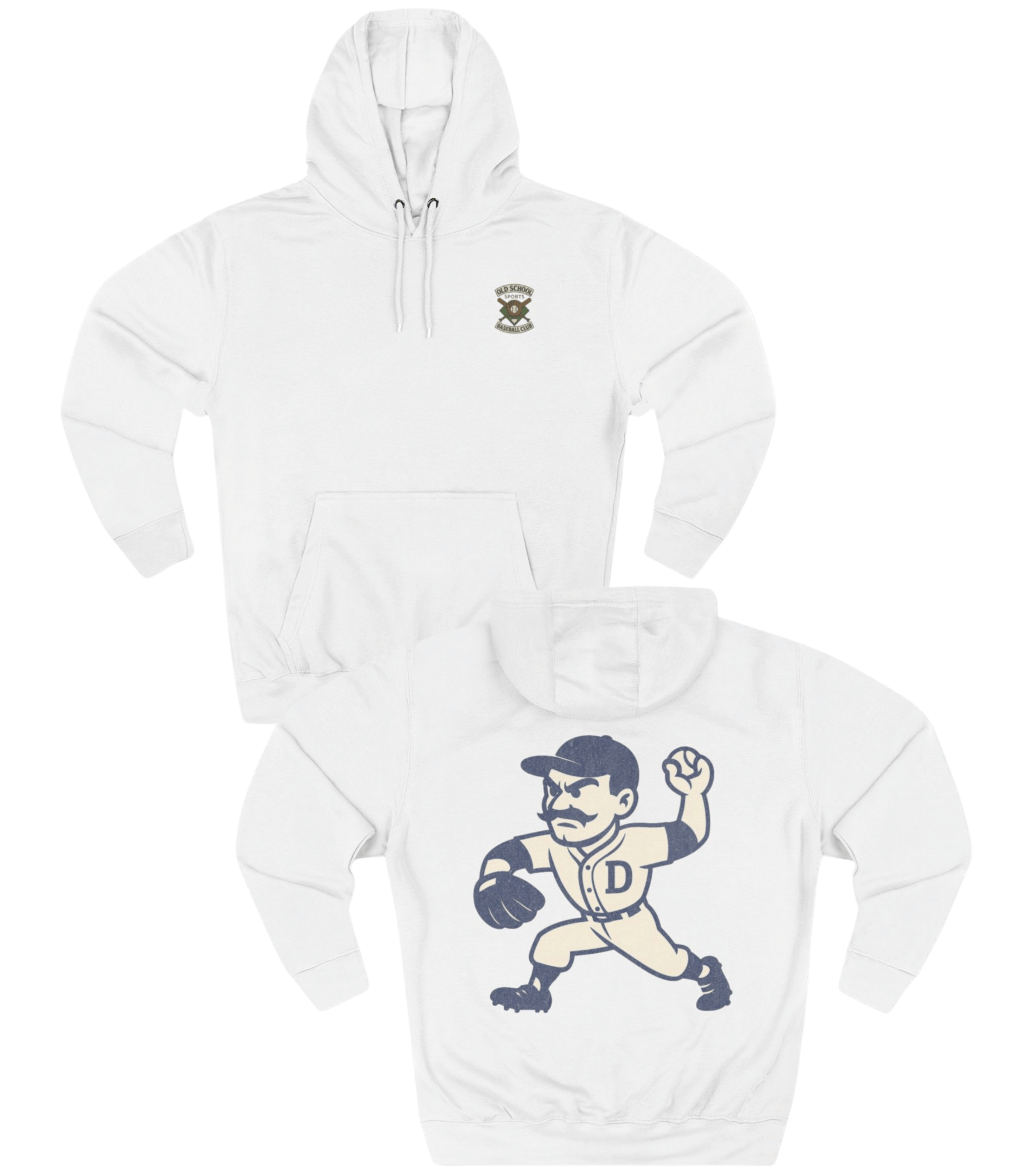 LA Baseball v4 Hoodie - Old Time Sports