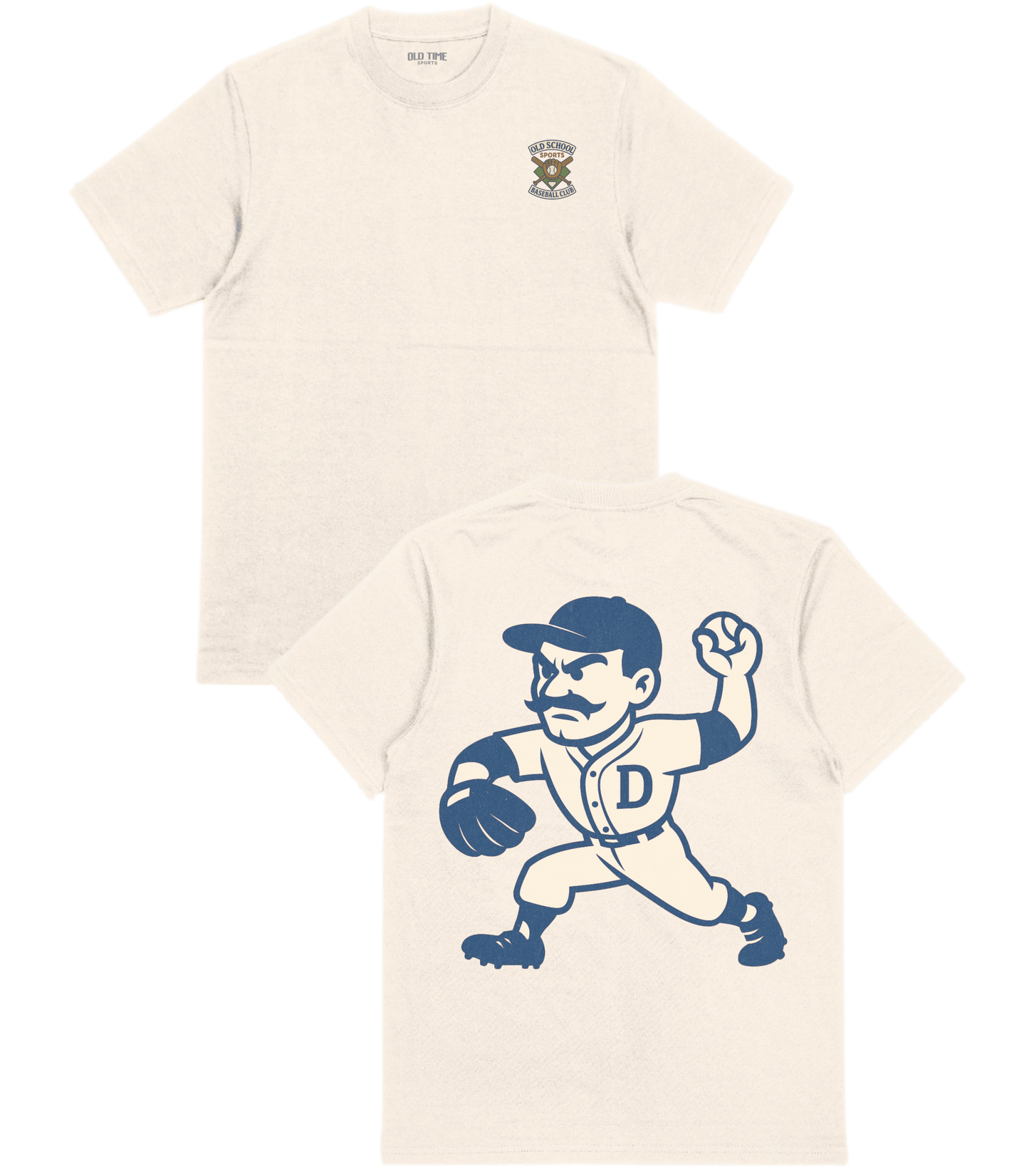LA Baseball v4 T-Shirt - Old Time Sports