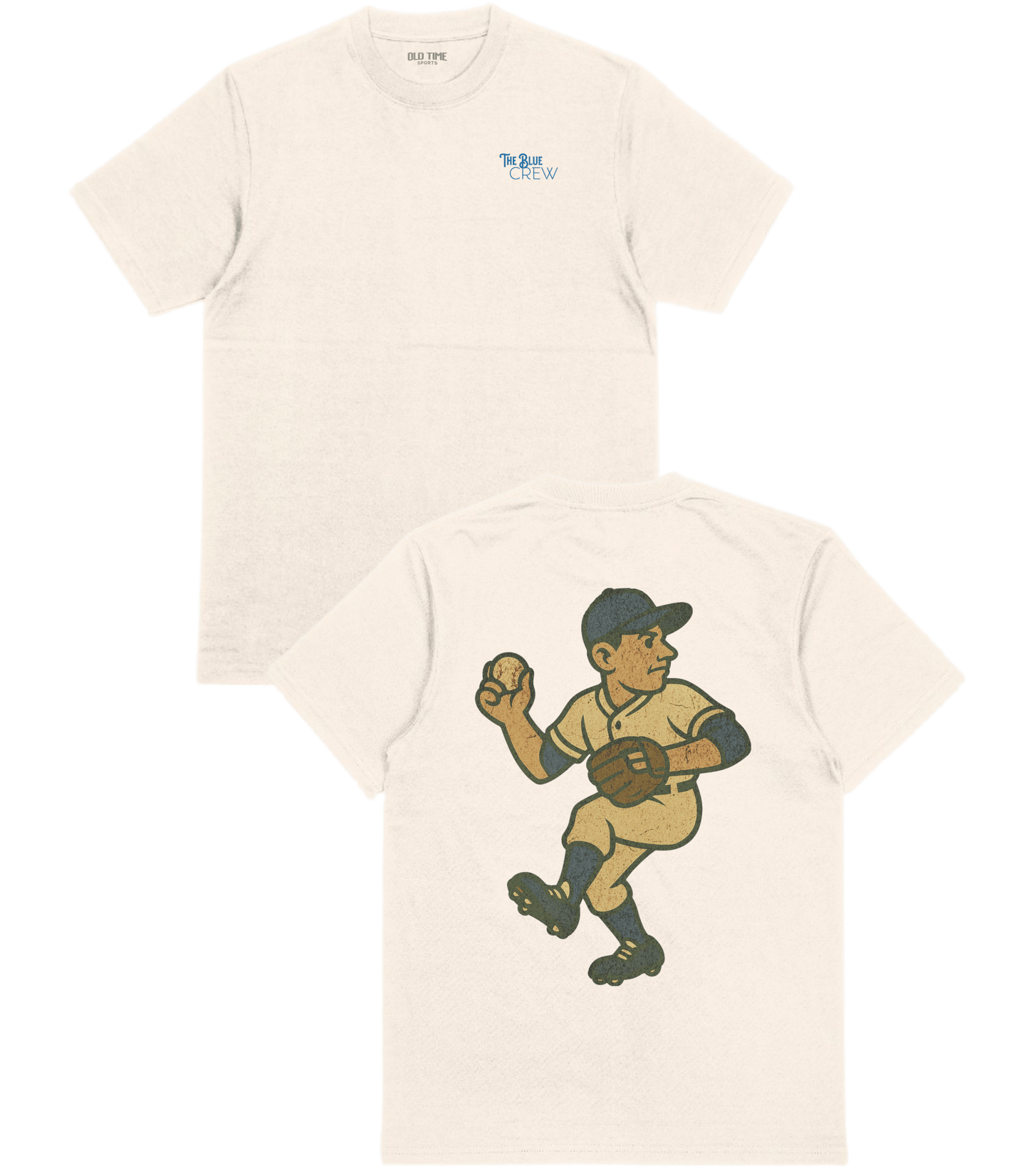 LA Blue Crew T-Shirt - Old Time Sports
