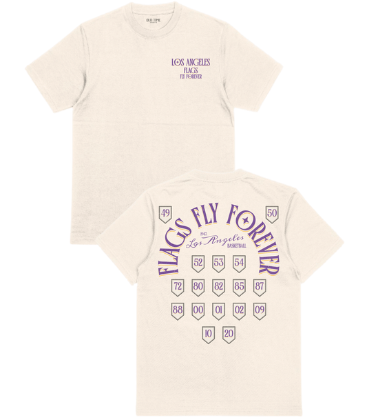LA Flags Fly Forever T-Shirt - Old Time Sports