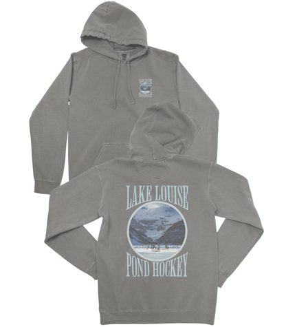 Lake Louise Pond Hockey Premium Hoodie - Old Time Sports