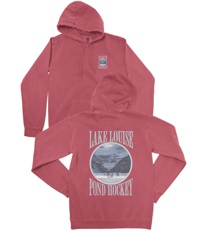 Lake Louise Pond Hockey Premium Hoodie - Old Time Sports