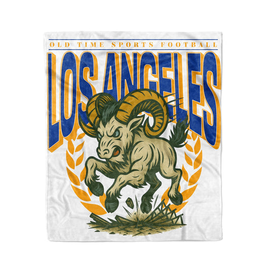 LAR Football 50x60in Fleece Blanket - Old Time Sports