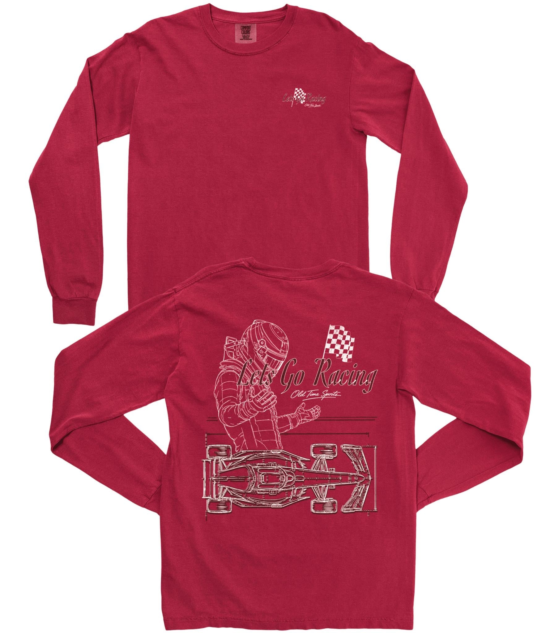 Let's Go Racing Long-Sleeve Tee - Old Time Sports