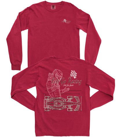 Let's Go Racing Long-Sleeve Tee - Old Time Sports