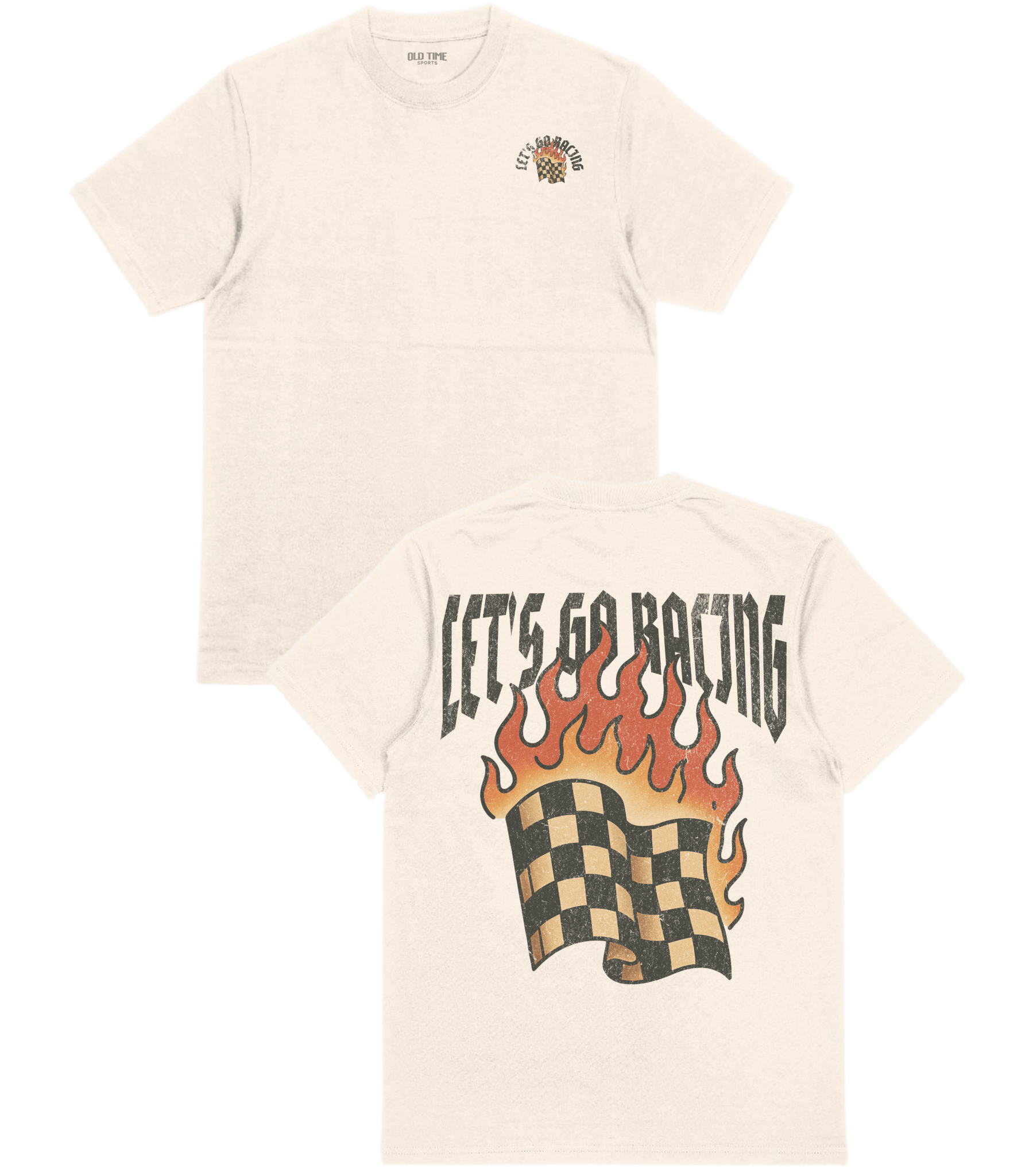 Let's Go Racing T-Shirt - Old Time Sports