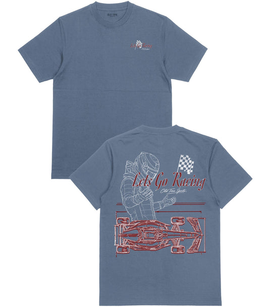 Lets Go Racing T-Shirt - Old Time Sports