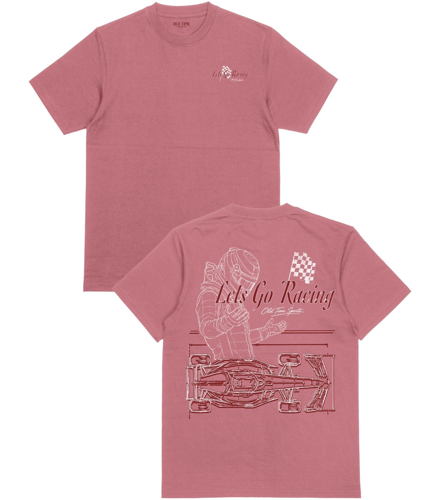 Lets Go Racing T-Shirt - Old Time Sports