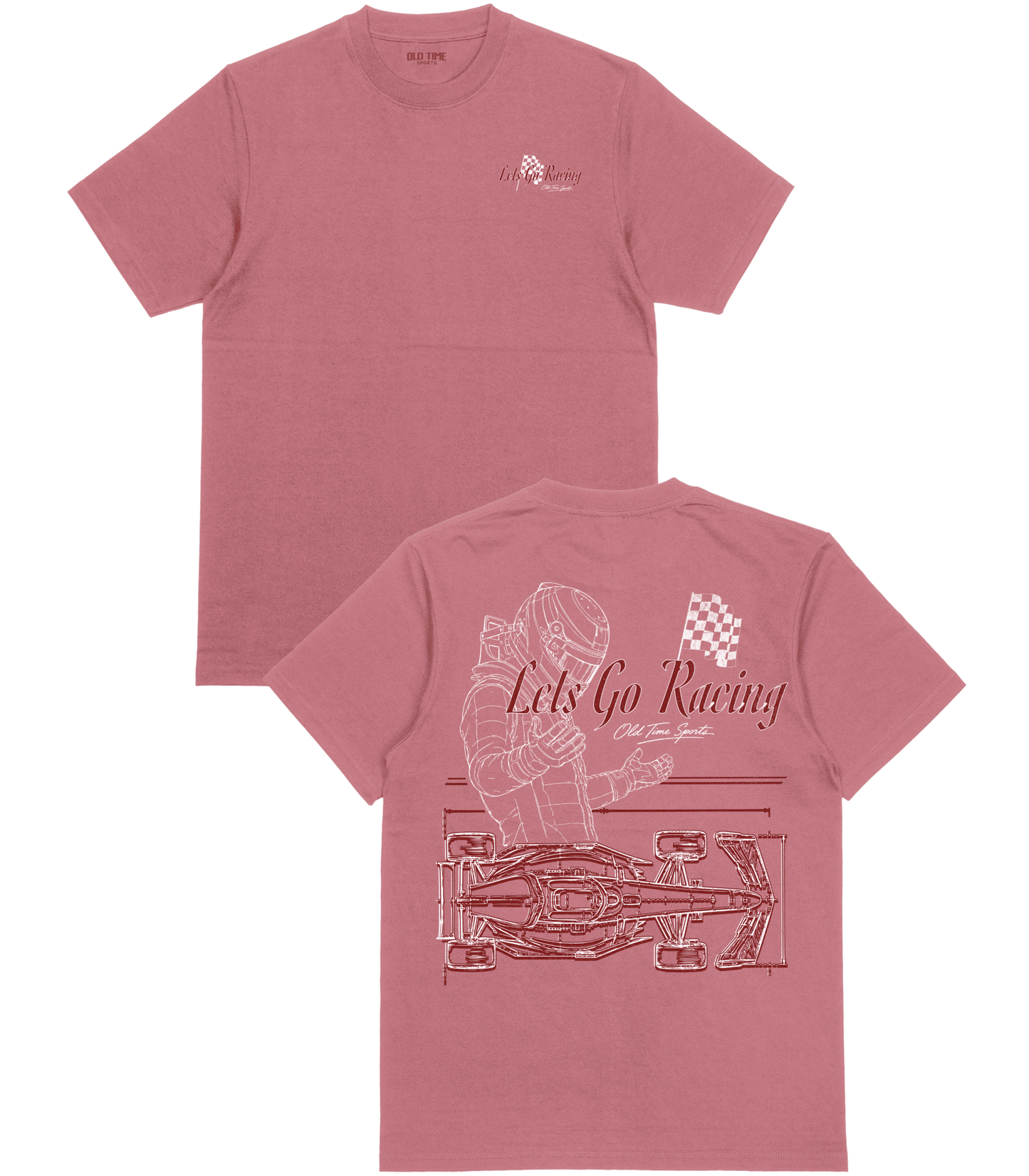Lets Go Racing T-Shirt - Old Time Sports
