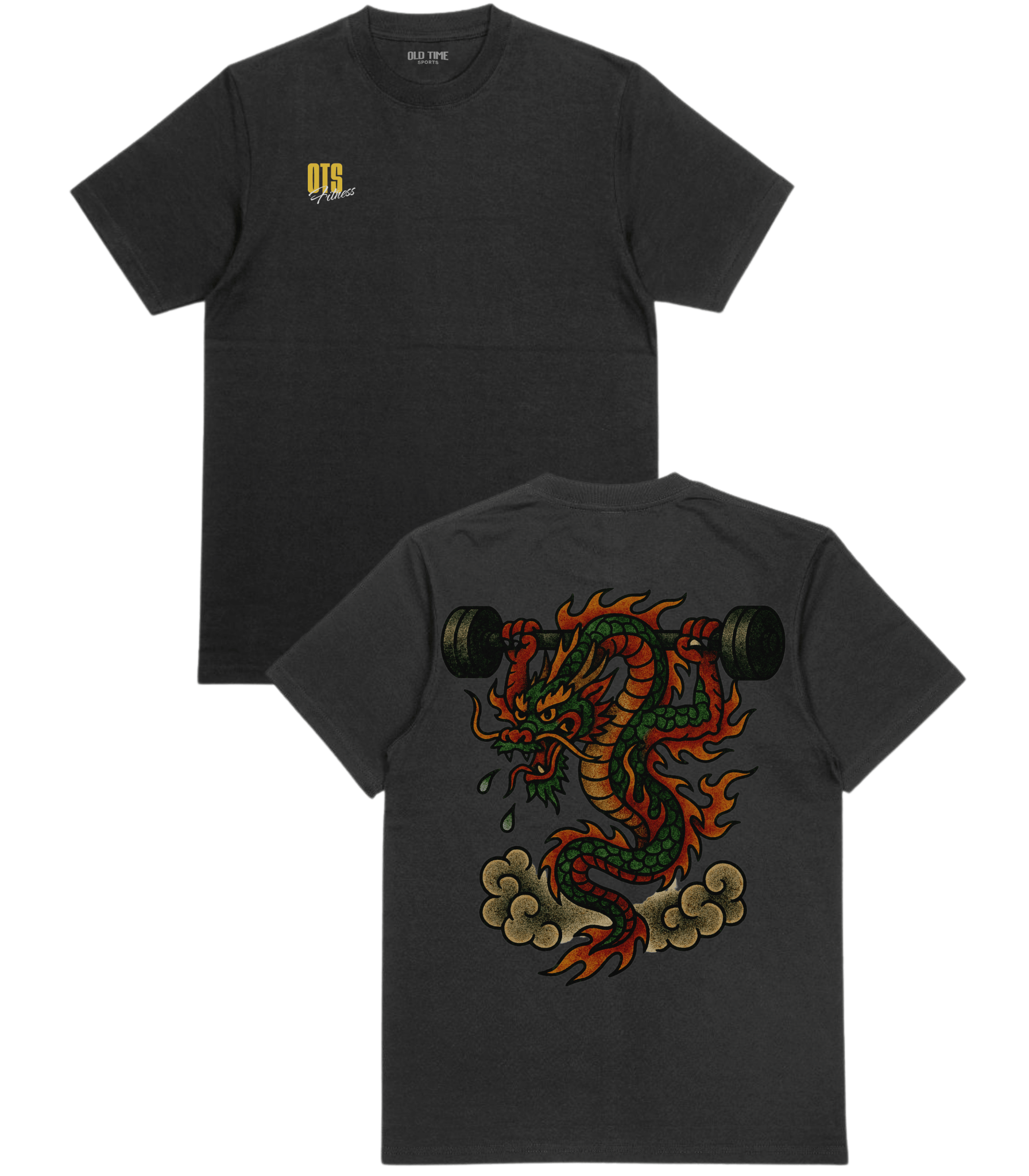 Lifting Dragon T-Shirt - Old Time Sports