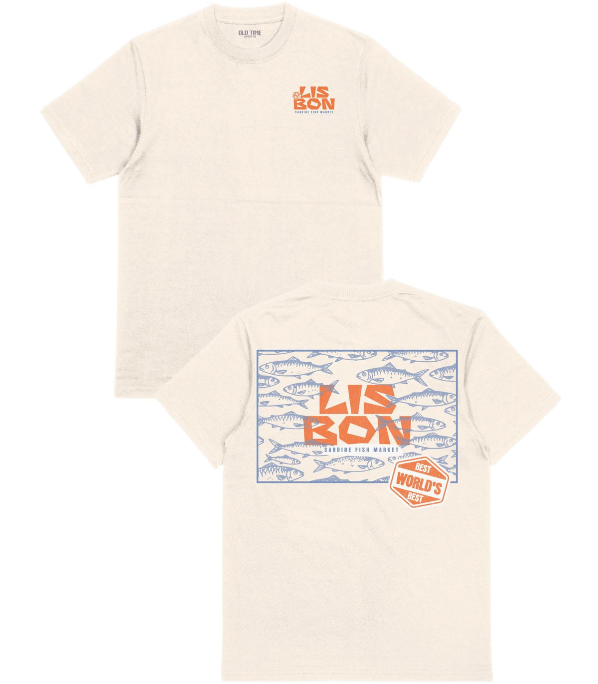 Lisbon Fish Market T-Shirt - Old Time Sports