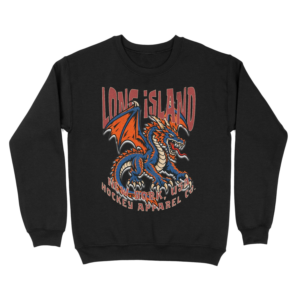 Long Island Hockey Appl. Crewneck - Old Time Sports