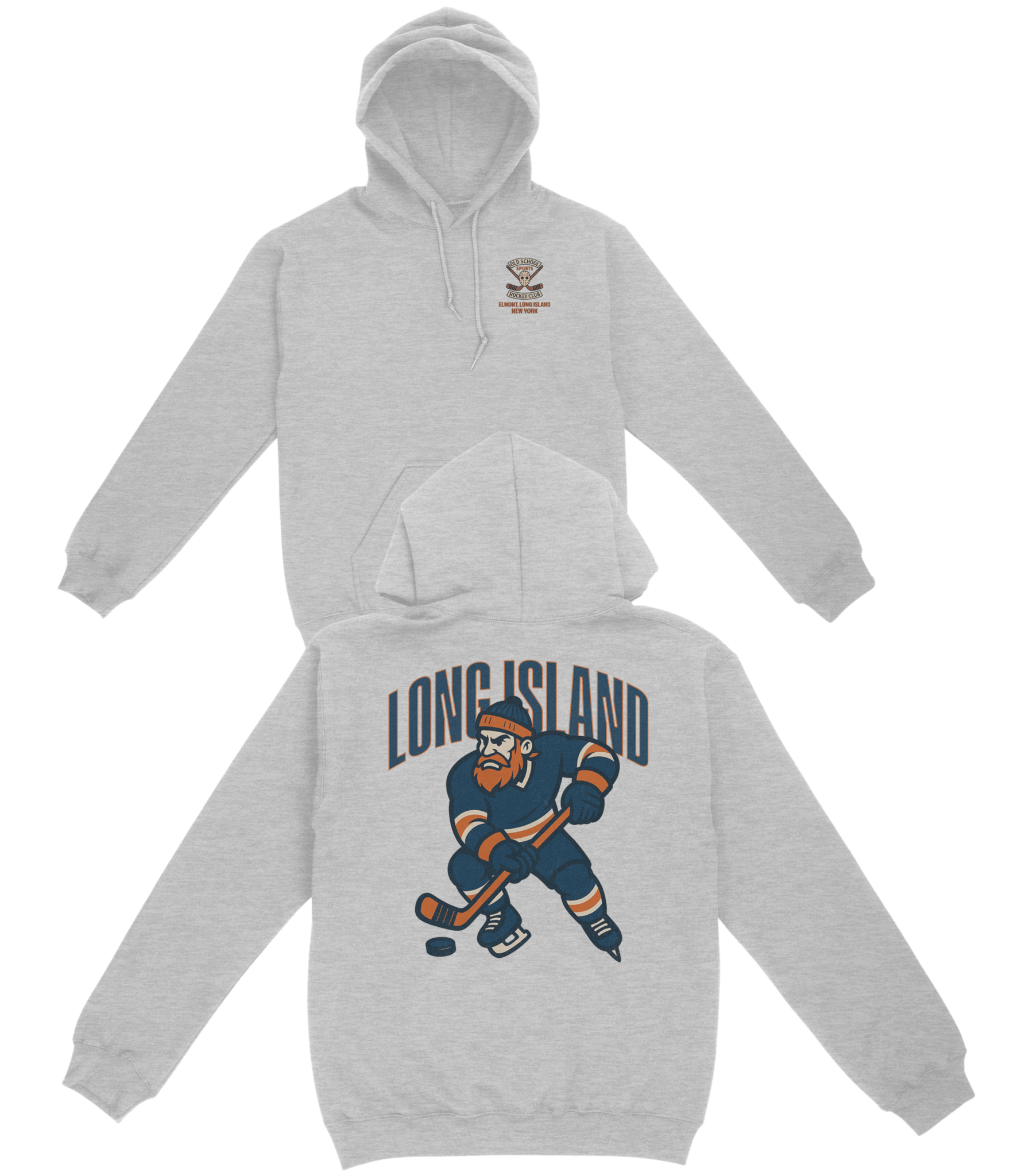 Long Island Hockey v1 Basic Hoodie - Old Time Sports