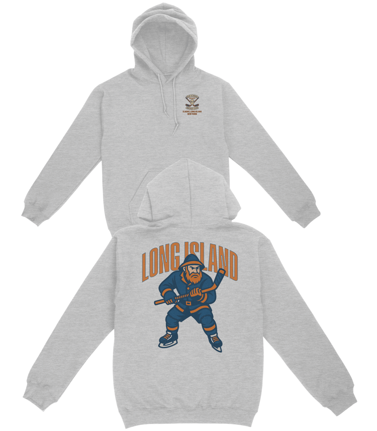 Long Island Hockey v2 Basic Hoodie - Old Time Sports