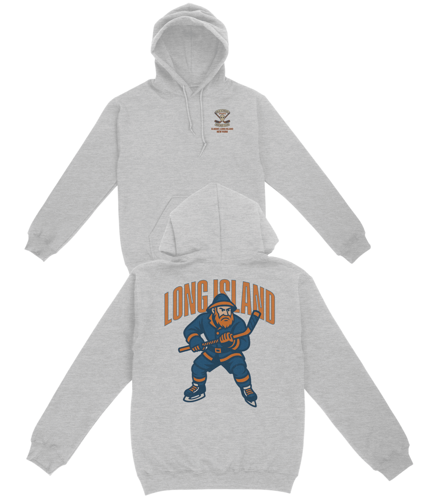 Long Island Hockey v2 Basic Hoodie - Old Time Sports