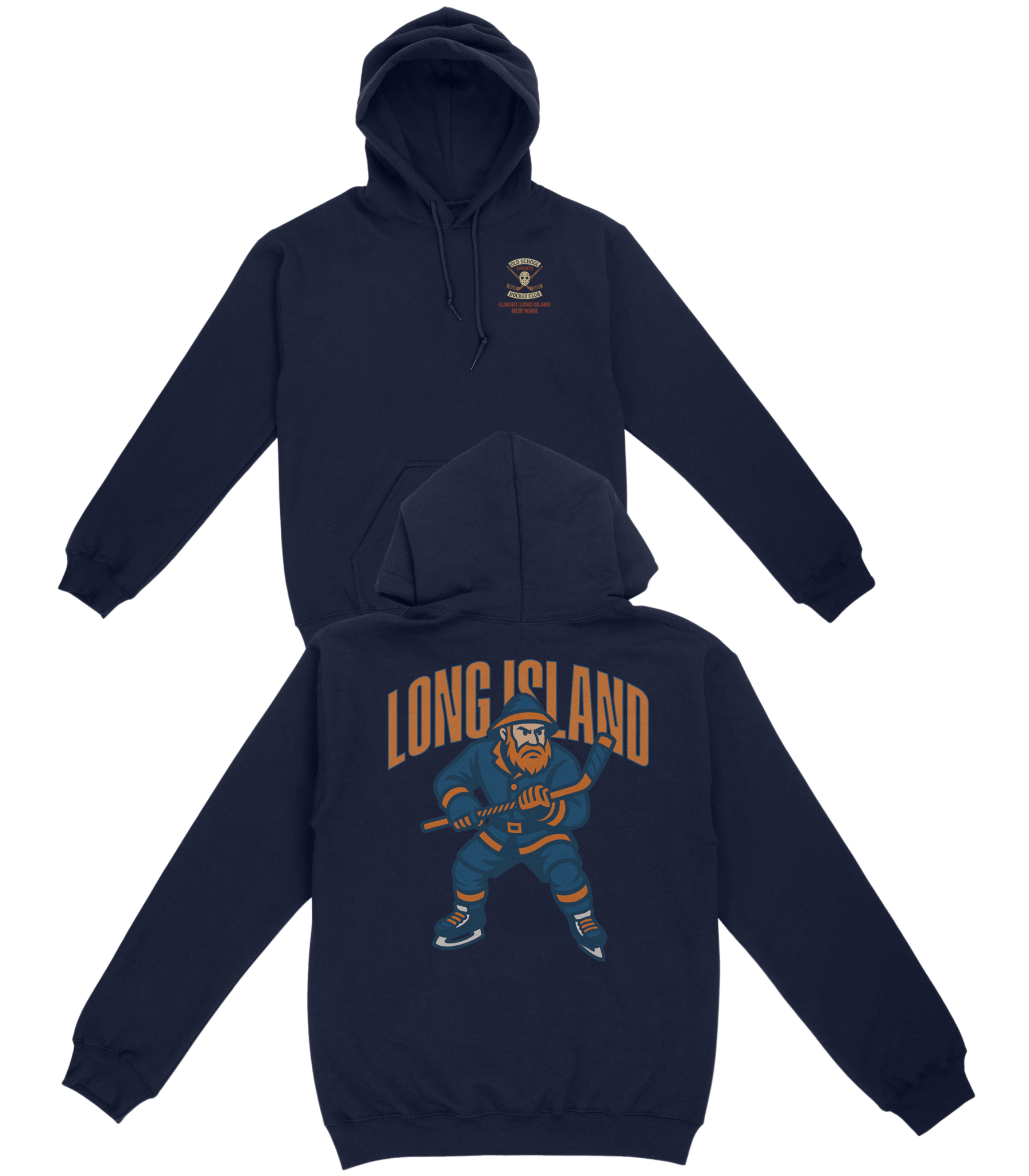 Long Island Hockey v2 Basic Hoodie - Old Time Sports
