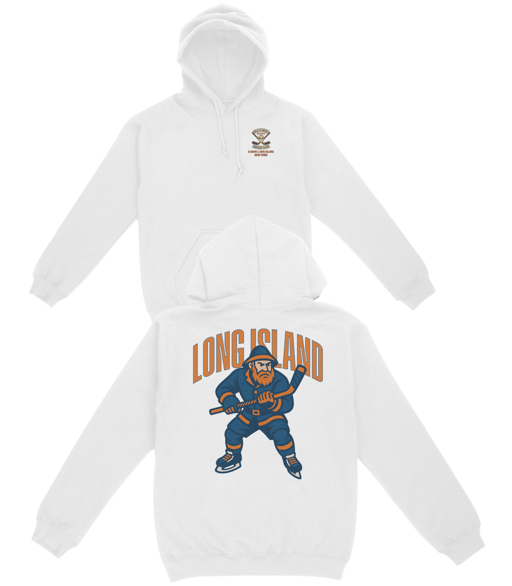 Long Island Hockey v2 Basic Hoodie - Old Time Sports