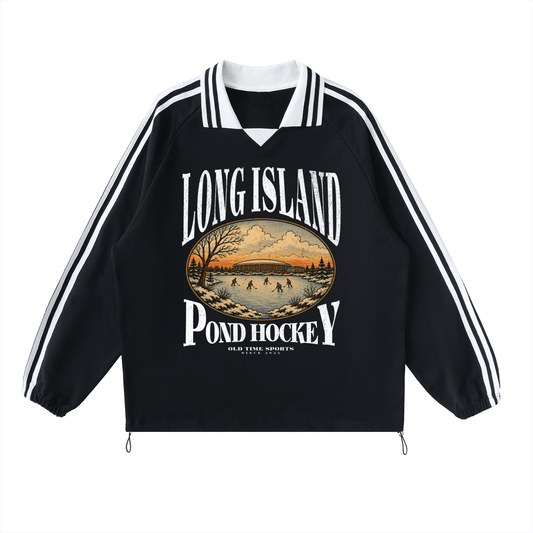 Long Island Pond Hockey Longsleeve Jacket - Old Time Sports