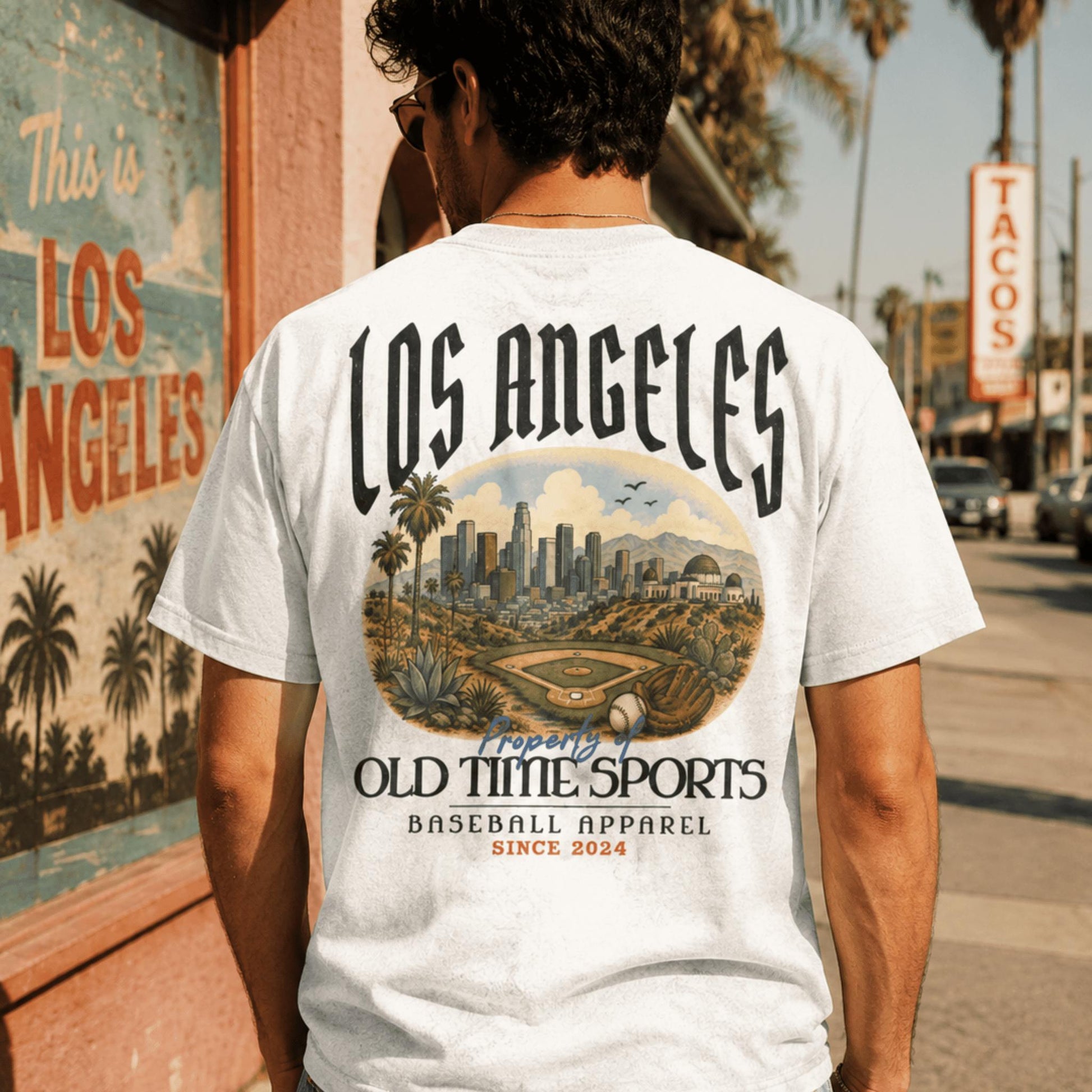 Los Angeles Baseball T-Shirt - Old Time Sports
