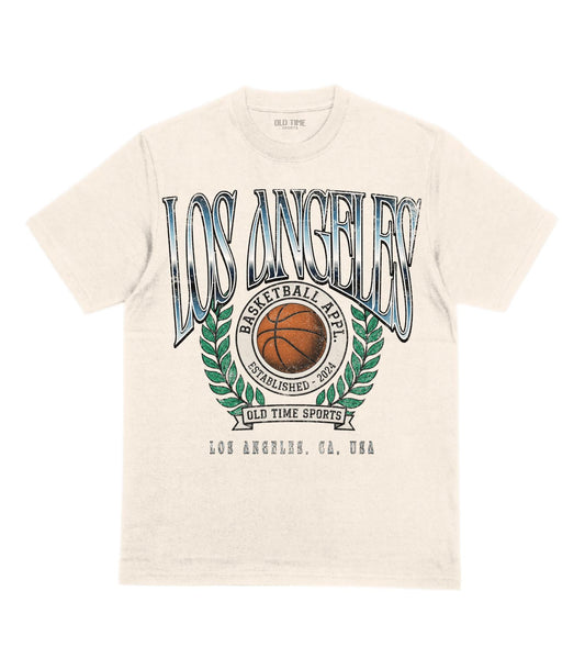 Los Angeles Basketball T-Shirt - Old Time Sports