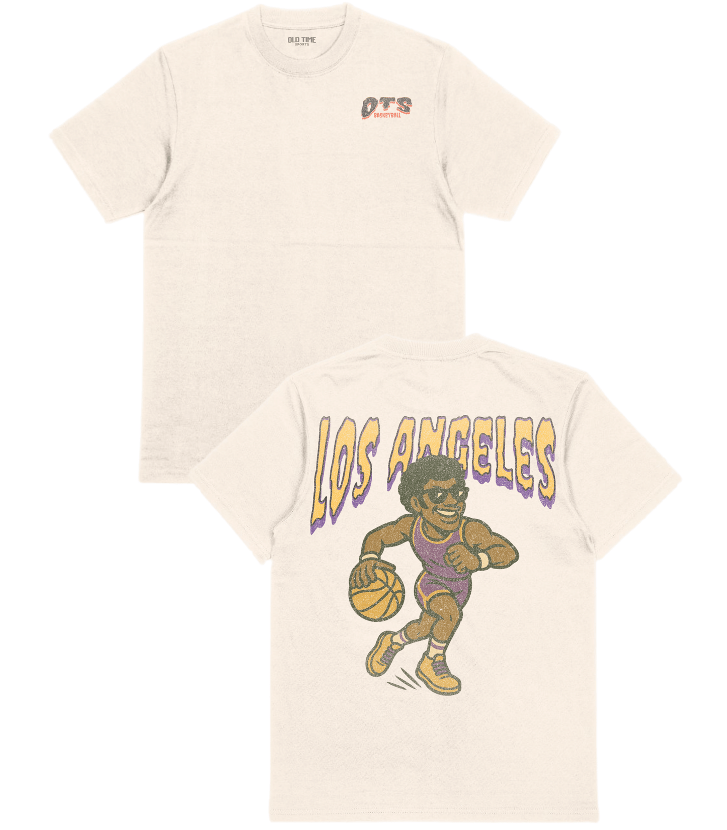Los Angeles Basketball T-Shirt - Old Time Sports