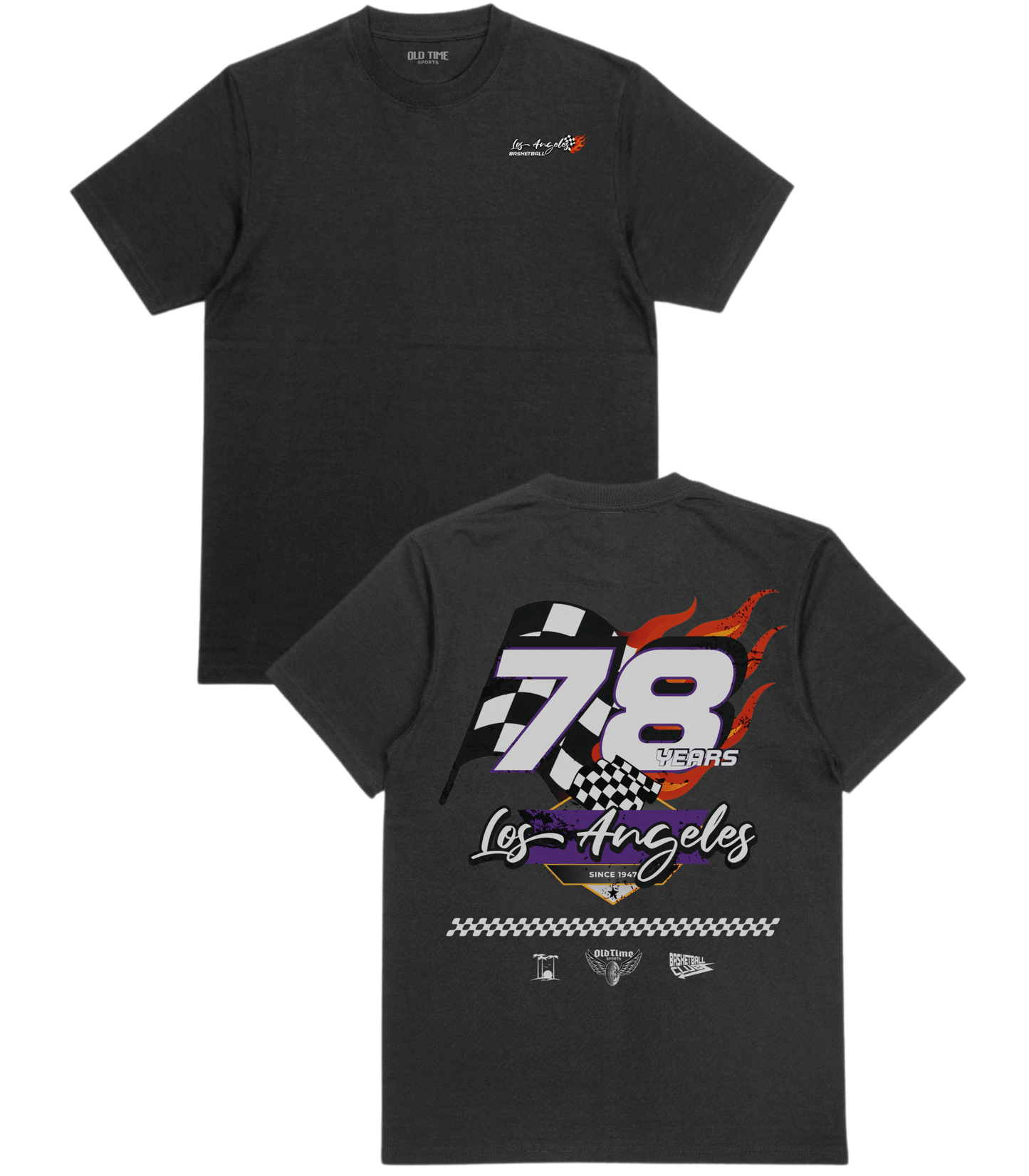 Los Angeles Basketball T-Shirt - Old Time Sports